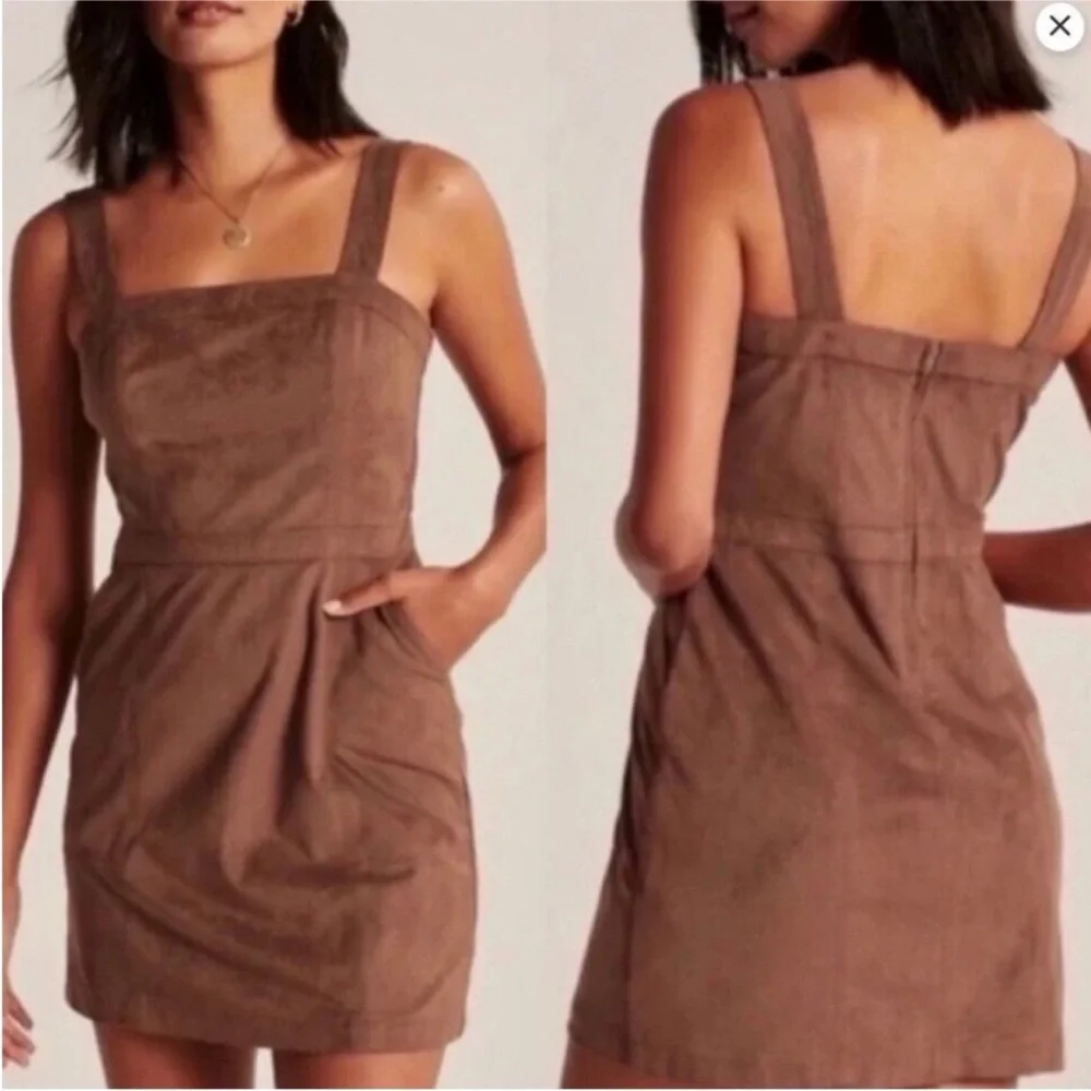 Abercrombie & Fitch Brown Mini Dress - Picture 2 of 7